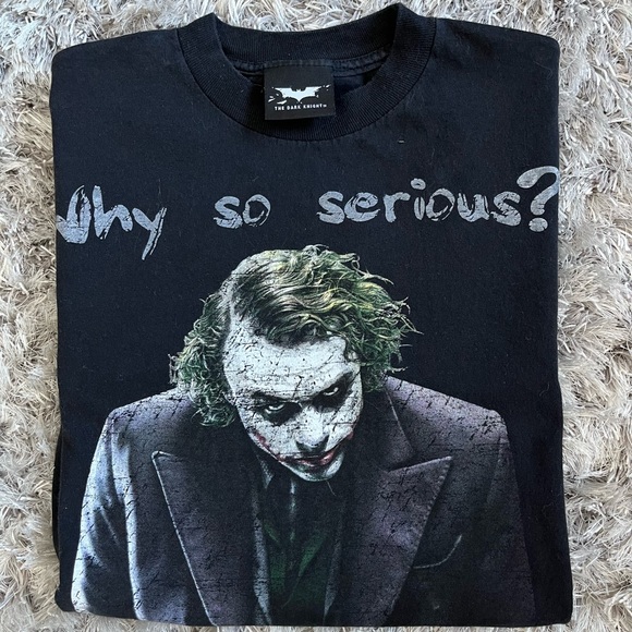 Y2K joker Batman dark night shirt - Picture 3 of 5